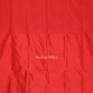 Pure White Red Buti pattern Bomkai Sambalpuri Silk Saree