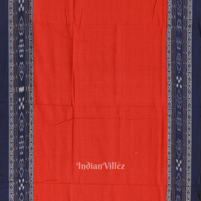 Blue Red Pasapali Bandha Sambalpuri Cotton Dress set & Dupatta
