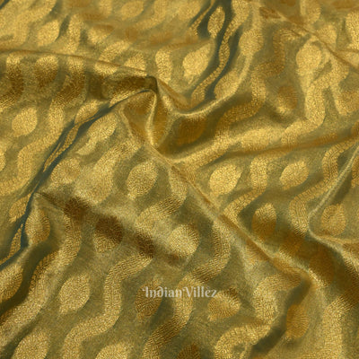 Golden Sky Pure Kanjivaram Tissue Silk Saree