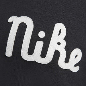 Nike | CREW-NECK FLEECE SWEATSHIRT  { BLACK/SAIL/FIELD PURPLE