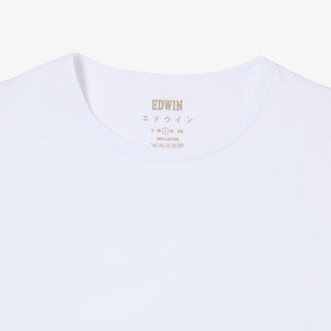 EDWIN | DOUBLE PACK SS TEE PACK OF 2 { WHITE