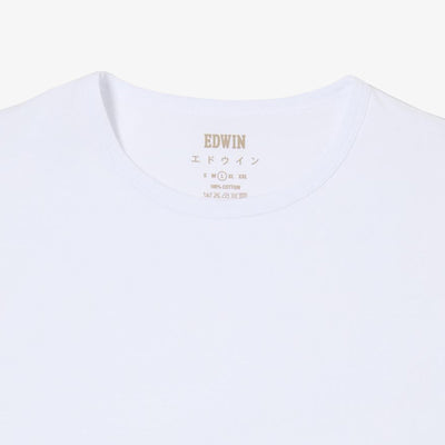 EDWIN | DOUBLE PACK SS TEE PACK OF 2 { WHITE