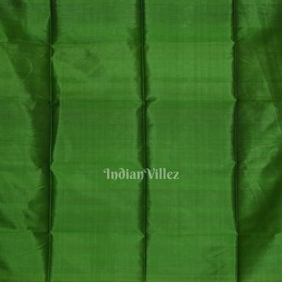 Purple Green Pure Bishnupuri Silk Saree with Tissue Anchal