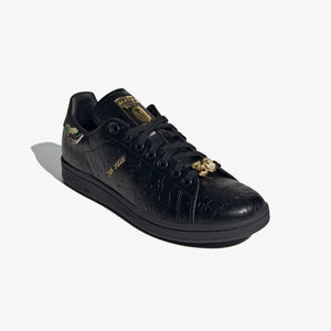 Adidas Originals | X BAPE STAN SMITH { CORE BLACK/GOLD METALLIC