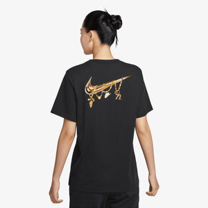 NIKE | LOOSE SHORT-SLEEVE GRAPHIC T-SHIRT { BLACK