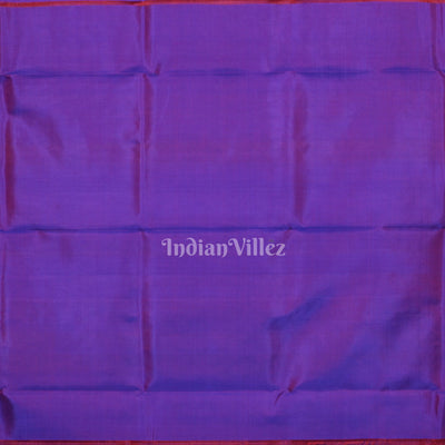Purple Dual tone Handwoven Baluchari Silk Saree