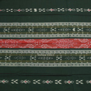 Green Yellow Pasapali Sambalpuri Cotton Dress set with Dupatta