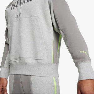 Puma | x PLEASURES HOODIE  { LIGHT GRAY HEATHER