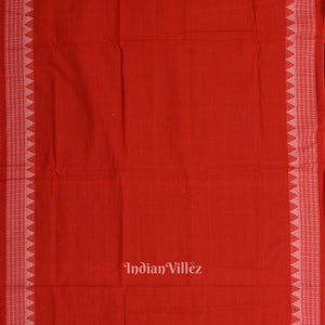 Blue Red Doll Odisha Ikat Sambalpuri Cotton Dress set with Dupatta