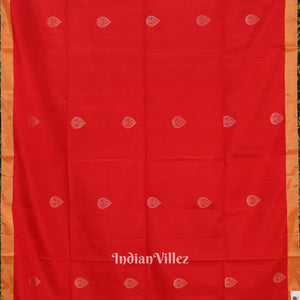 Red Pure Kanjivaram Soft Silk Saree