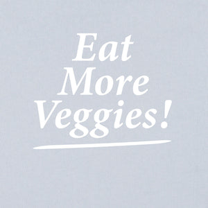 SPORTY & RICH | EAT MORE VEGGIES HOODIE { BABY BLUE/WHITE