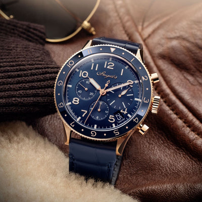 Breguet Type XX Chronograph Men's Blue dial Watch