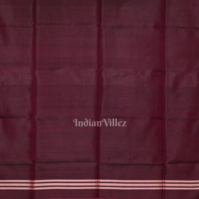 Pink Mulberry Purple Pure Bishnupuri Silk Saree