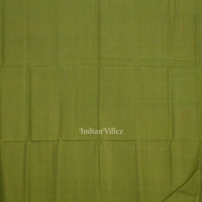 Coffee Green Odisha Sambalpuri Pure Cotton Saree