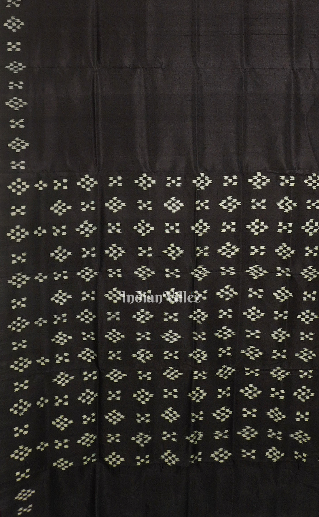 Black Pasapalli Theme Odisha Ikat Designer Silk Saree