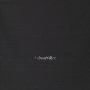 Black Butta Design Cotton Paithani Saree