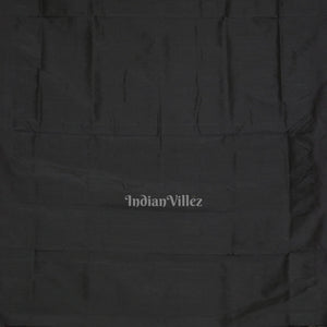 Violet Black Pasapali Border Bomkai Sambalpuri Silk saree
