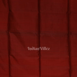 Black Maroon Flower Motif Pure Bishnupuri Silk Saree