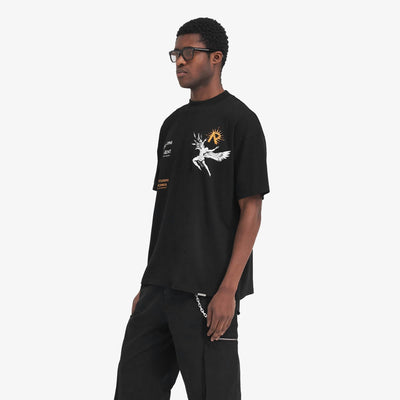 Represent | ICARUS T-SHIRT  { JET BLACK