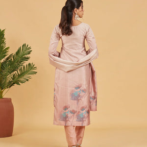 Pastel Mauve Festive Kurta Set
