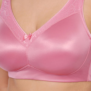 Elegant Support Non-padded & Non-wired Bra  - Wild Rose