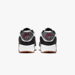Nike | AIR MAX 90  { WHITE/TEAM RED-COOL GREY-BLACK