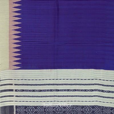 Blue White Gopalpur Tussar Saree