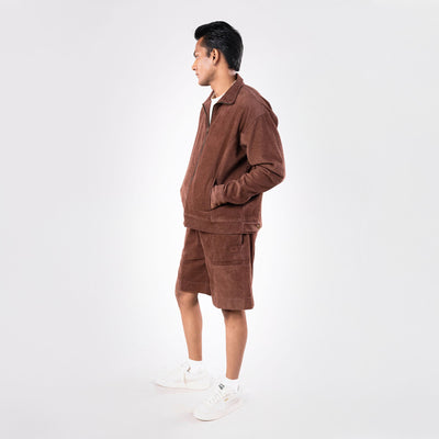 SUPERKICKS | CORDUROY SHORTS { MUD BROWN