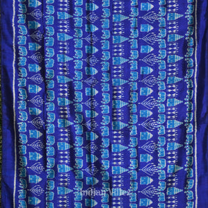 Exclusive Designer Royal Blue Contemporary Silk Saree