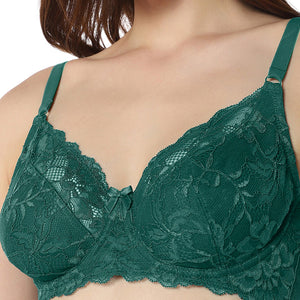 Luxe Support Non-Padded Wired Bra  - Botanical Garden
