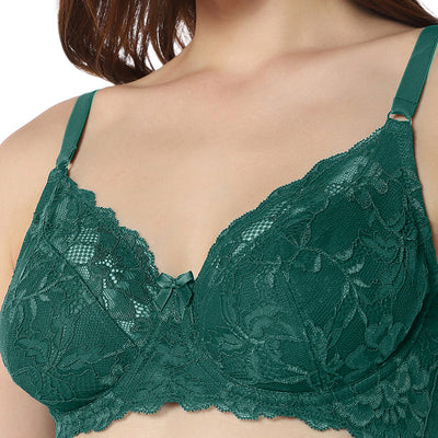 Luxe Support Non-Padded Wired Bra  - Botanical Garden
