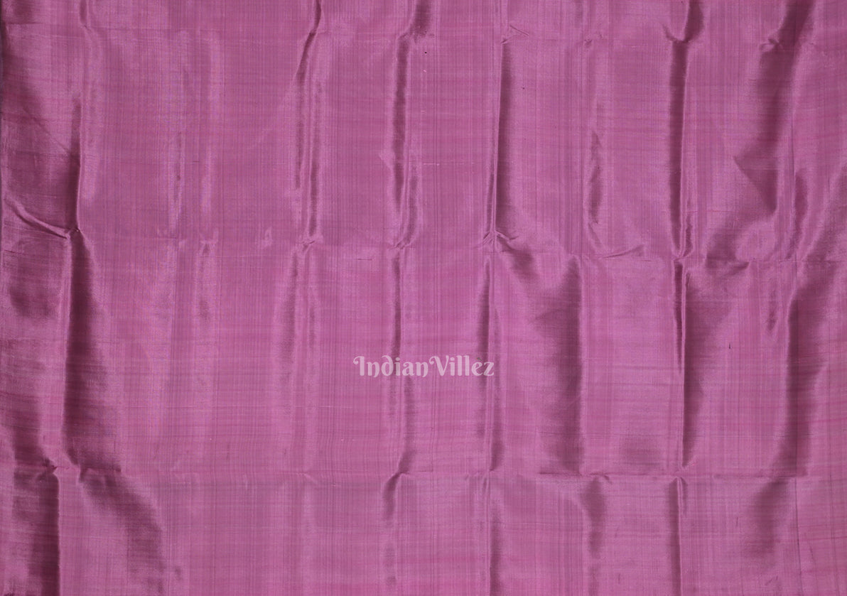 Baby Pink Blue Waves Odisha Ikat Contemporary Designer Saree