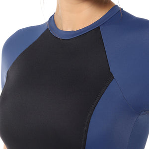 Leg Suit With Sleeves - Nero With Jeans