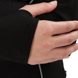 Flaunt Hoodie Full Sleeve Active Jacket - Jet Black