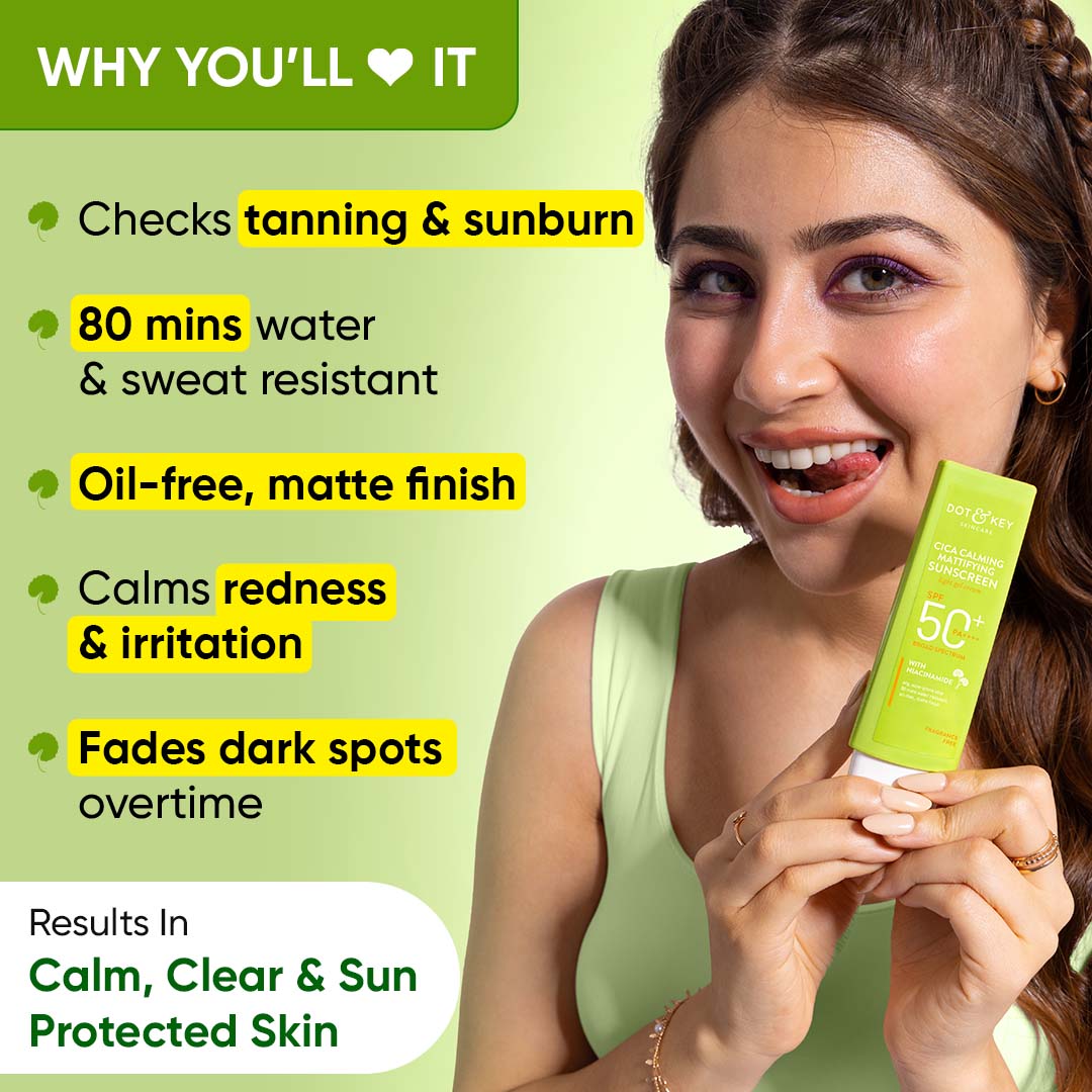 Cica & Niacinamide Mattifying Sunscreen SPF 50+ PA++++