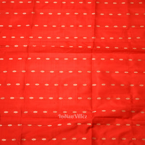 Red Banarasi Pure Katan Silk Saree