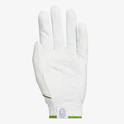 ADIDAS ORIGINALS |X BAPE GOLF GLOVES { WHITE