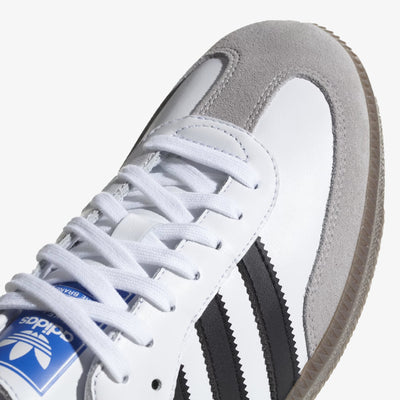 Adidas Originals | SAMBA OG  { CLOUD WHITE/CORE BLACK/CLEAR GRANITE