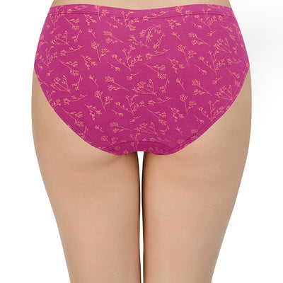 100% Cotton Bikini Panty Pack (Pack of 3) - D008 - Multi