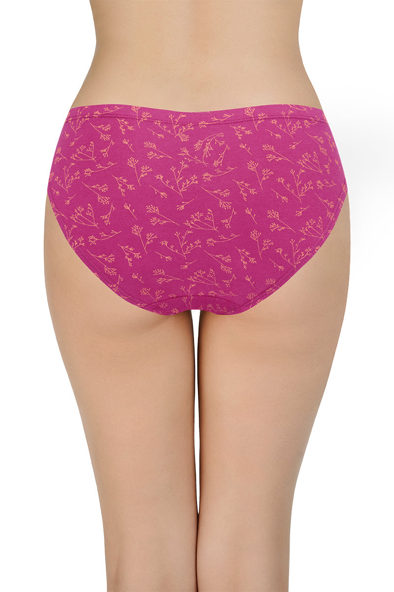 100% Cotton Bikini Panty Pack (Pack of 3) - D008 - Multi