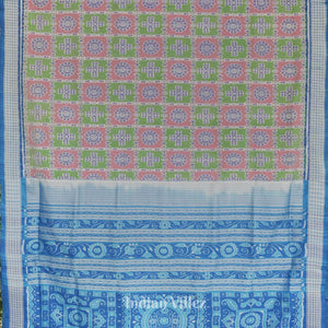 Exclusive Fish Motif Odisha Ikat Sambalpuri Silk Saree
