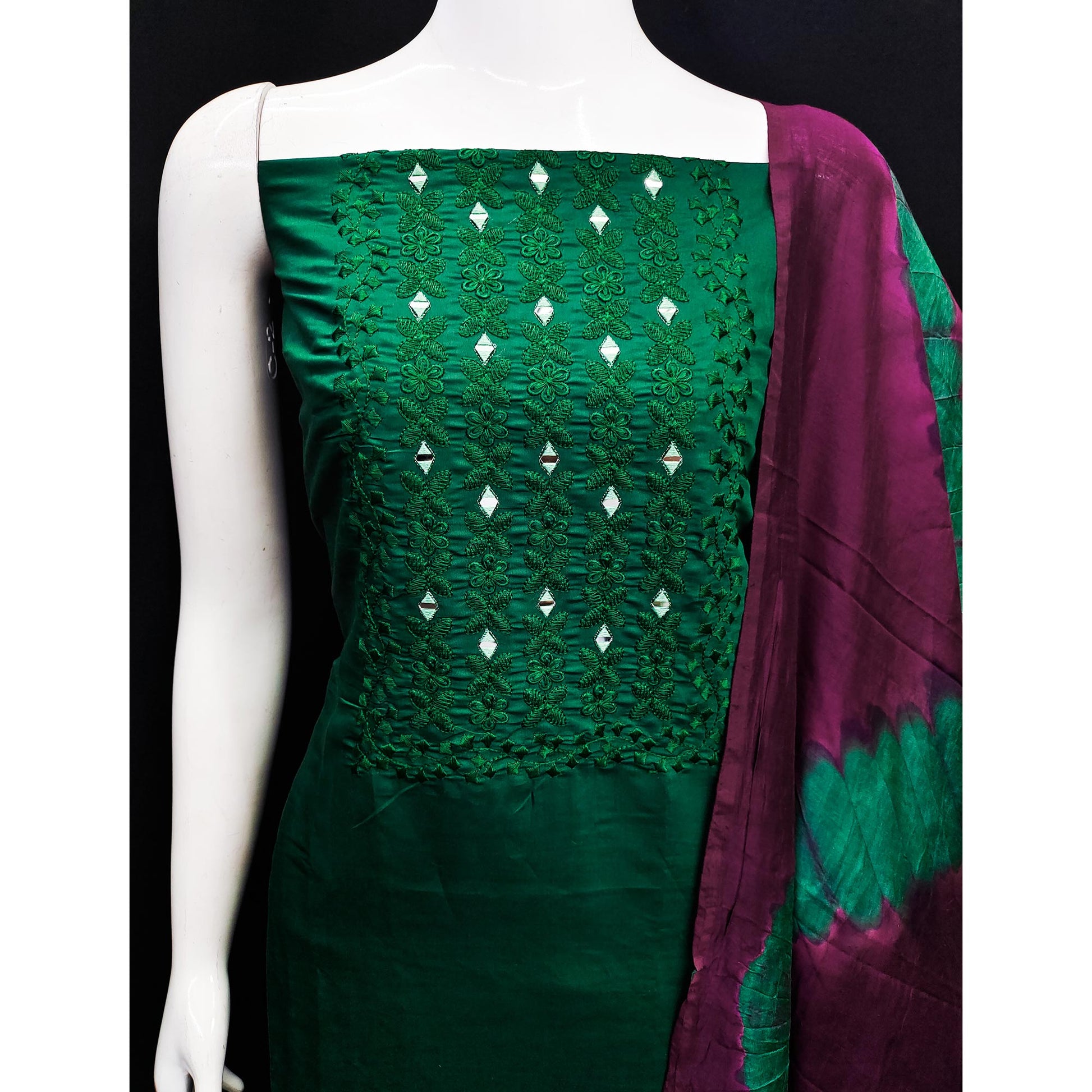 green-floral-embroidered-viscose-dress-material