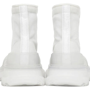 Alexander Mcqueen Tread Slick Boot White White Clear Sole