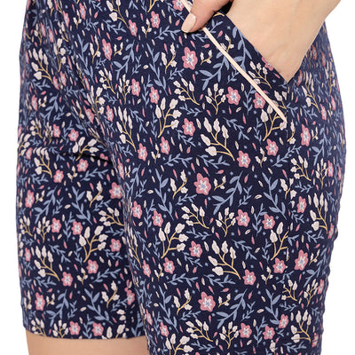Sleep Shorts - Ocean Cavern Floral Print