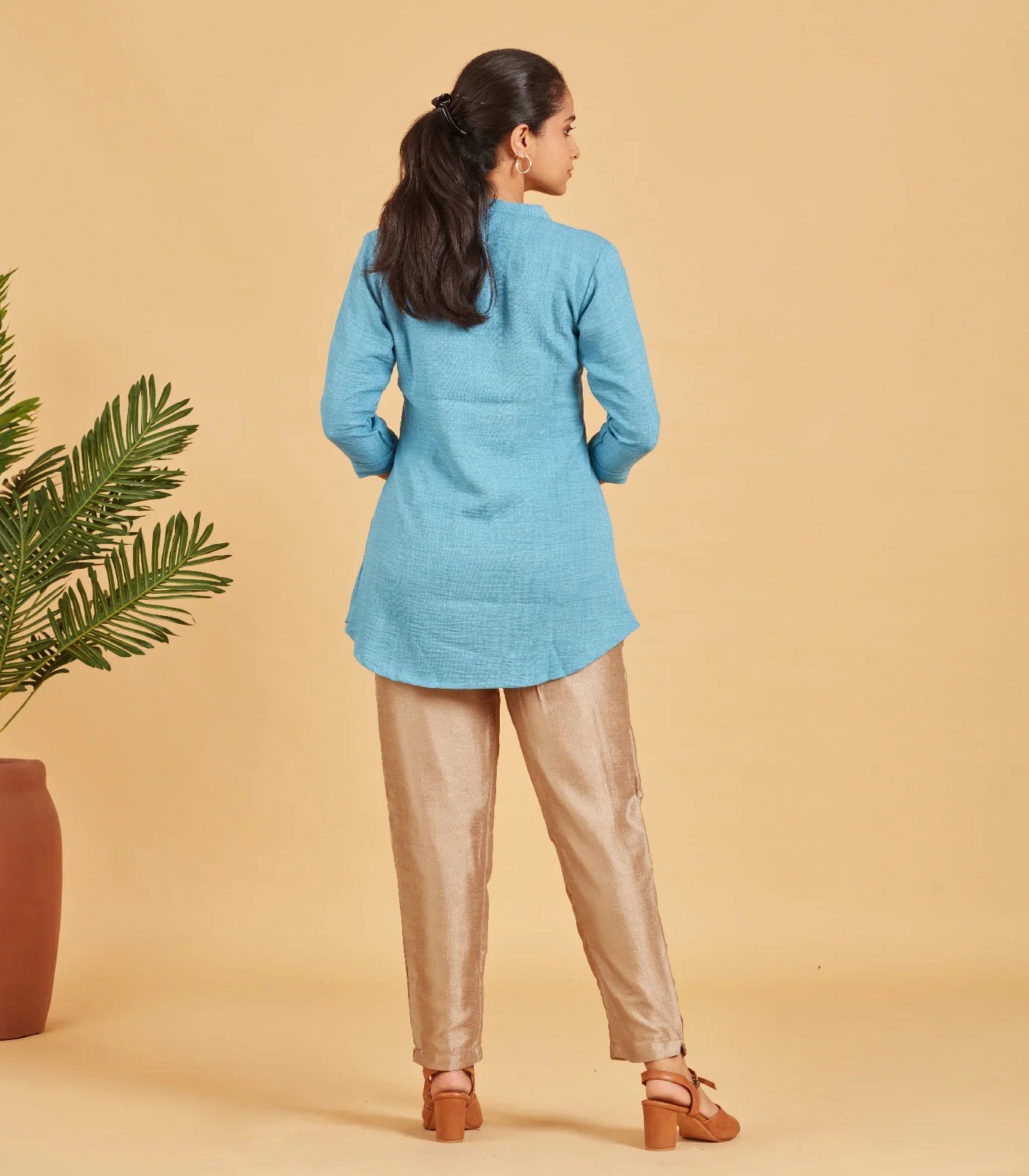 Sky Blue Short Top