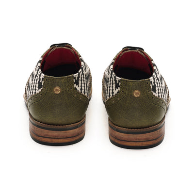 Texo Brogues Men – Olive