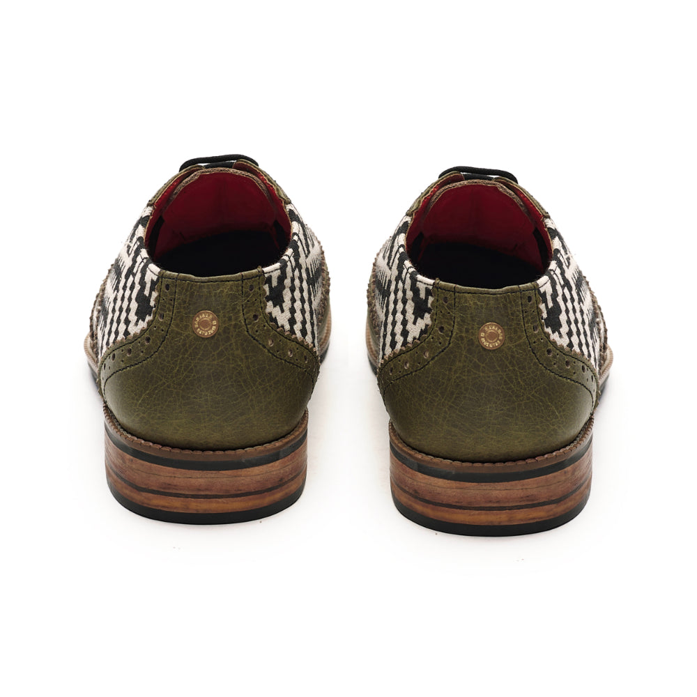 Texo Brogues Men – Olive