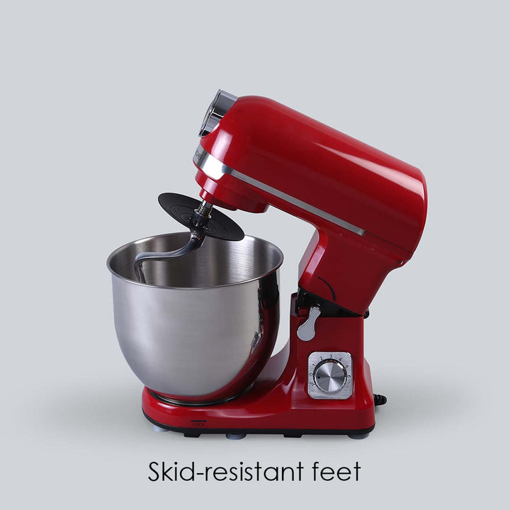 Crimson Edge Die-Cast Metal Stand Kitchen Mixer