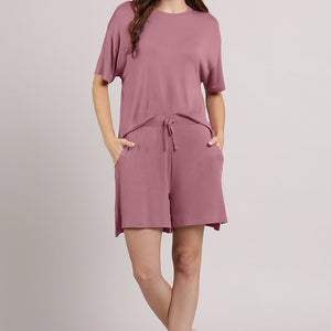 Serene Dream Shorts - Mesa Rose