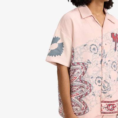 F A R A K | JAIPUR HANDMADE SHIRT { PINK/PINK